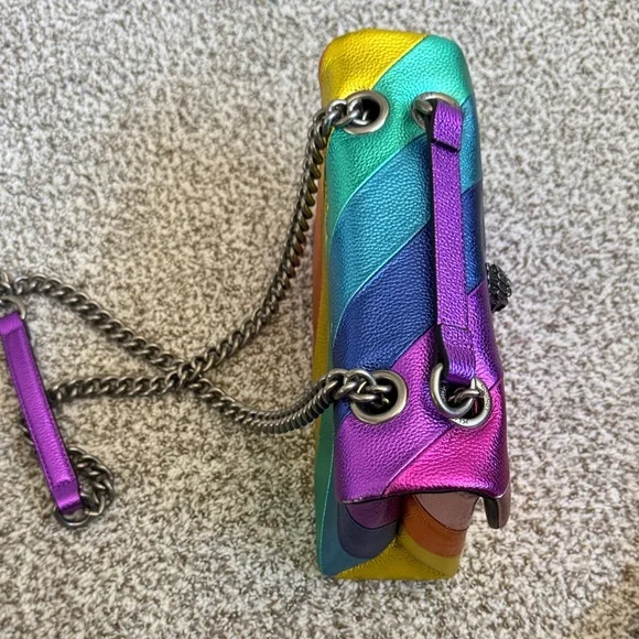 Kurt Geiger Multicolor Striped Crossbody Bag - Picture 3 of 5